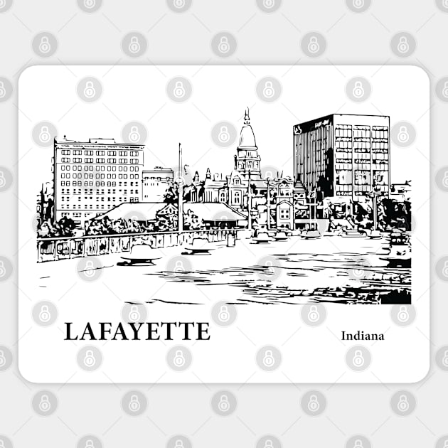 Lafayette Indiana Magnet by Lakeric